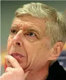  ?? BPI/REX ?? Under pressure: Wenger