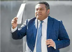  ?? ANDY JACKSON/STUFF ?? Kris Faafoi welcomed the report and said work was already under way on some of its recommenda­tions.