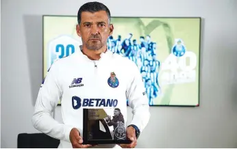  ?? ?? Sérgio Conceição admitiu que o título de 2017/18 foi o que teve mais impacto