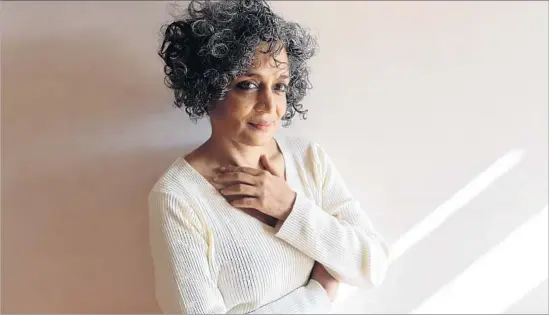  ?? Mayank Austen Soofi ?? ARUNDHATI ROY, a Booker Prize winner and a notable political voice, centers “The Ministry of Utmost Happiness” on a compound that attracts societal pariahs.