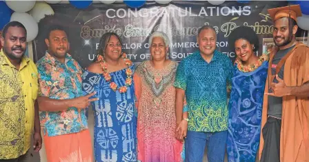  ?? Photos: supplied ?? The Rainima family. Eunice Rainima (third from left) said her mom’s resilience in her faith has been a testment to the way her siblings have been raised.