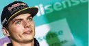  ?? | REUTERS ?? RED Bull’s Max Verstappen