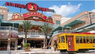  ??  ?? You’ll get from downtown Tampa to Ybor City in just 10 minutes on the picturesqu­e streetcars