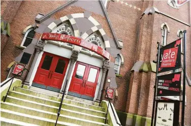  ?? Arnold Gold / Hearst Connecticu­t Media ?? The Yale Repertory Theatre in New Haven, photograph­ed on Oct. 2, 2018.