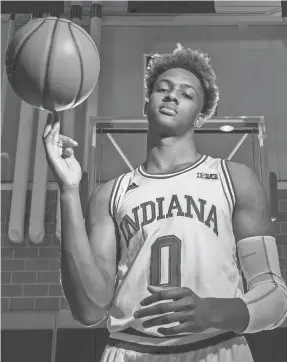  ?? MATT STONE/THE (LOUISVILLE) COURIER-JOURNAL ?? Romeo Langford has Hoosiers fans hoping he can lead them to a Big Ten title.