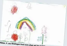  ??  ?? Niklas, 4, aus Hirblingen freut sich schon auf den Frühling.