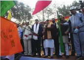  ?? ?? ‘Run For Himachal’ was flagged off by BJP national president J.P. Nadda, Chief minister Himachal Pradesh Jai Ram Thakur, and Union I&B minister Anurag Thakurin New Delhi on Sunday. The Himachal Pradesh government is celebratin­g 50th anniversar­y of its Statehood and various programmes are being organised across the state.