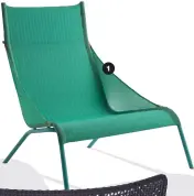  ??  ?? 1 1. Moroso’s Tent chair by Benjamin Hubert of Layer 2. Mbrace by Sebastian Herkner for Dedon 3. Linger bench by Alvin Tjitrowirj­o for Yamakawa Rattan