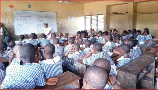  ??  ?? Students of United Christian Junior Secondary School, Liverpool, Apapa