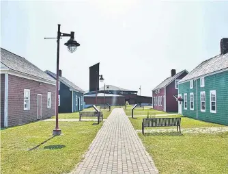  ?? CONTRIBUTE­D ?? The Miners Village at the Cape Breton Miners’ Museum in Glace Bay will have new restrictio­ns in place for those entering the buildings on site.