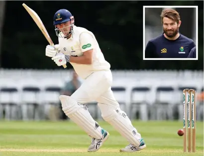  ?? Harry Trump/getty Images ?? Glamorgan batsman Charlie Hemphrey is returning to Australia. Inset: Michael Neser.