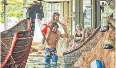  ?? FOTO: AQUASTAAD ?? Viel Spaß garantiert die Piratenlan­dschaft im Aquastaad.