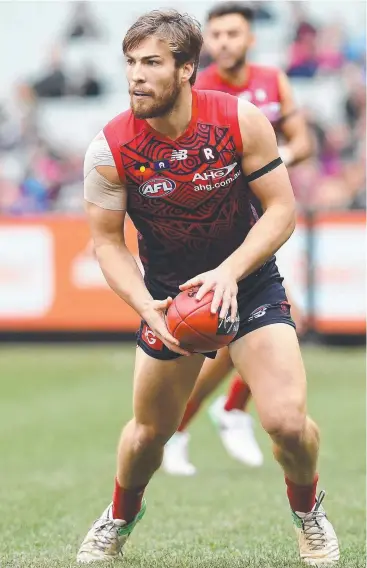  ?? Picture: AAP IMAGE ?? ON MEND: Jack Viney was on light duties as the Demons resumed training yesterday but should be ready for the season-opener against Geelong.