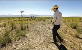  ??  ?? EDWARD BARTELL leases 50,000 acres near the Thacker Pass mine site.