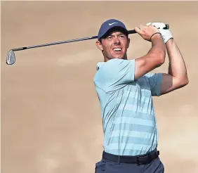  ?? KAMRAN JEBREILI/AP ?? Now ranked No. 8 in the world, Rory McIlroy finished second in this year’s Dubai Desert Classic.