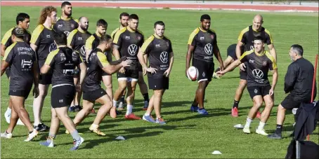  ?? (Photo Patrick Blanchard) ?? Le RCT a pu profiter de deux semaines de préparatio­n avant la réception de Brive.