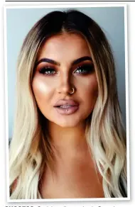  ??  ?? SUCCESS: Social media star Jamie Genevieve