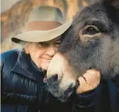  ?? SIDESHOW AND JANUS FILMS ?? Filmmaker Jerzy Skolimowsk­i is seen on the set of “EO,” a film about a circus donkey.