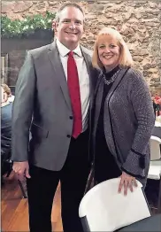  ?? / Contribute­d ?? Amy Jackson, pictured with her husband Greg, became the new president and CEO of the Catoosa County Chamber of Commerce, effective Jan. 1, 2019.