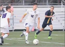  ?? AUSTIN HERTZOG — MEDIANEWS GROUP ?? Phoenixvil­le’s Clay Kopko is seen in a 2018 PAC boys soccer game.