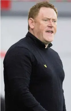  ??  ?? Challenge David Hopkin knows East Fife will be tough nut to crack
