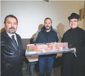  ??  ?? Ruperto González Treviño, Armando Dávila y Felipe de Jesús Sánchez .
