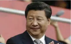  ??  ?? Chinese President Xi Jinping