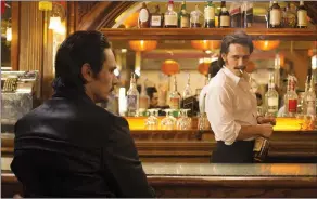  ?? HBO VIA AP ?? This image released by HBO shows James Franco portraying twins Vincent and Frankie Martino in, "The Deuce," a new HBO series about Times Square in the early 1970s.