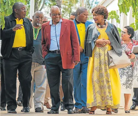  ?? /The Times ?? Powerless: The ANC’s highest decision-making body, the national executive committee, has shown it cannot remove its president. It failed twice to oust him on grounds that cried out for his dismissal. The party’s dithering over renewal and modernisat­ion...