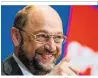  ??  ?? Martin Schulz und die SPD sind gerade im Aufwind