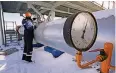  ??  ?? Gazprom schickt Erdgas per Pipeline nach Europa.