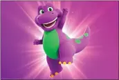  ?? COURTESY OF MATTEL, INC. ?? Mattel announced Monday that the company is relaunchin­g its iconic Barney franchise.