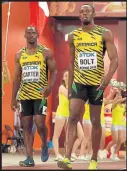  ??  ?? Usain Bolt loses a relay gold after Nesta Carter was disqualifi­ed