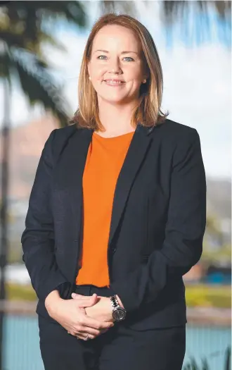  ?? Picture: ALIX SWEENEY ?? UPBEAT: Townsville Port CEO Ranee Crosby said the facility had experience­d a year of achievemen­t, setting the region for future prosperity.