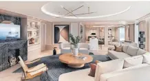  ?? ?? REGENT Suite guests enjoy the services of a personal butler, a fully stocked bar, and original Picasso artworks adorning the walls. | Regent Seven Seas