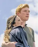  ?? ?? Alice (Andrea Riseboroug­h) and Jack (Domhnall Gleeson) have a 15-year relationsh­ip in “Alice & Jack.”