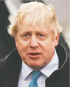 ?? CARL RECINE / REUTERS ?? British Prime Minister Boris Johnson is juggling the Ukraine crisis amid an investigat­ion of “partygate.”