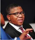  ??  ?? Fikile Mbalula