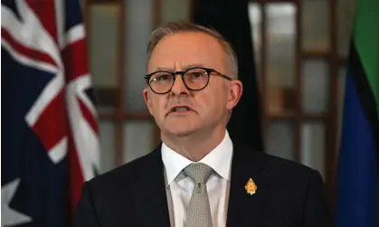  ?? Photograph: Mick Tsikas/AAP ?? ‘We need to have a full investigat­ion as to how this has occurred’ the prime minister, Anthony Albanese, said at G20 in Bali on Wednesday.