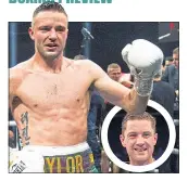  ??  ?? Josh Taylor and (inset) Ricky Burns