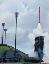  ?? PHOTOGRAPH­S: IAI ?? (Left) IAI’s SkyCapture system; (Right) IAI’s MRSAM missile during the test