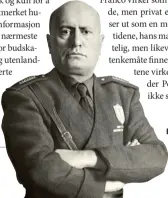  ??  ?? I motsetning til Hitler, virker Mussolini «som en gammeldags imperialis­t i moderne drakt».