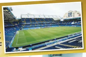  ??  ?? STAMFORD BRIDGE, the home of Premier League Chelsea, will provide a fitting venue for our big annual event. Last year John Askey attended to pick up his Manager of the Year prize after guiding Macclesfie­ld to the title and Danny Whitaker was crowned Player of the Year for his role in the Silkmen’s midfield. Who will be honoured this May?