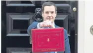  ??  ?? George Osborne announced the national living wage at his Budget in July.