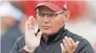  ?? DARRON CUMMINGS/ASSOCIATED PRESS ?? New Indiana coach Tom Allen says his team is close to putting together a complete performanc­e in all three phases of the game.