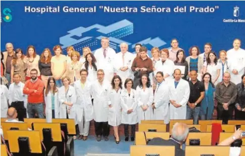  ?? ABC ?? Médicos del hospital de Talavera de la Reina, en una imagen de archivo