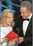  ?? CEDOC PERFIL ?? Faye Dunaway y Warren Beatty.