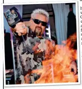  ??  ?? ON FIRE: Guy Fieri at the festival