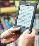  ??  ?? Amazon multiplie les efforts et les offres en faveur de l’e-book.