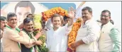  ??  ?? Rahul Gandhi during a rally near Ahmedabad in Gujarat.